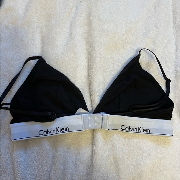 Calvin Klein Modern Cotton Triangle Bralette - Picture 3 of 4